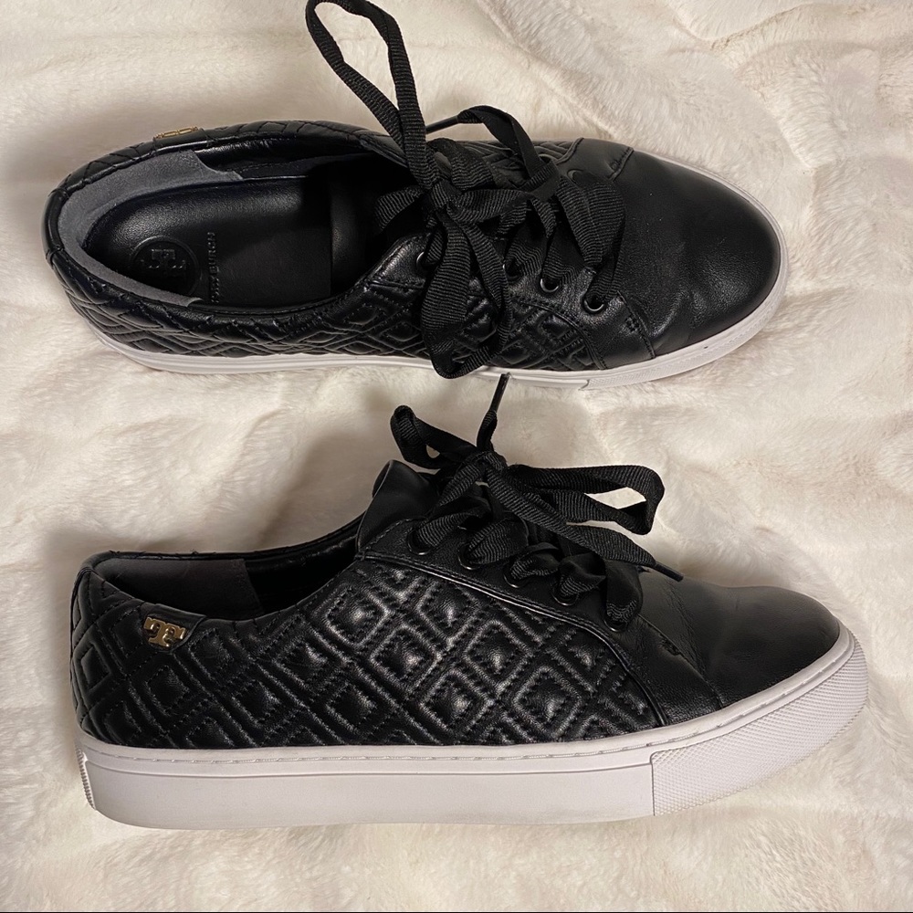 Tory Burch Quilted Sneakers - Size 9